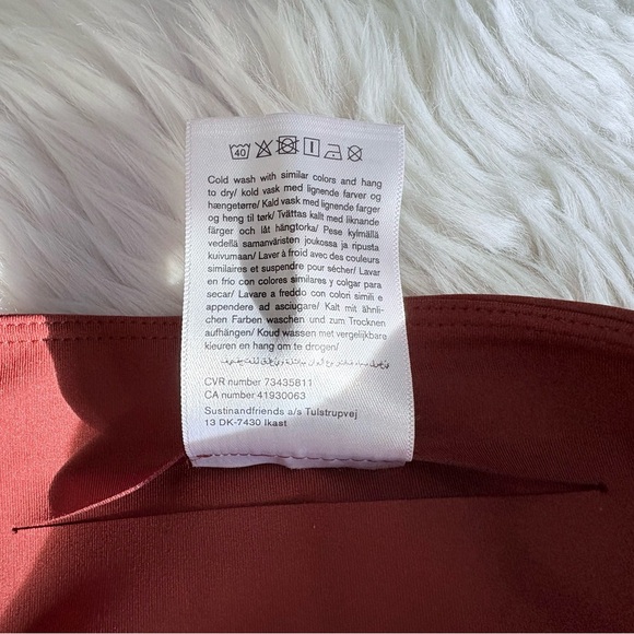 GIRLFRIEND COLLECTIVE COMPRESSIVE HIGH-RISE LEGGING - small, terracotta. - Picture 5 of 8